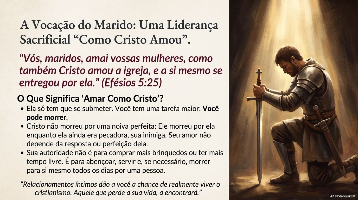 2. O Casamento como Teste de Espiritualidade: Amor Sacrificial, Submissão e Santificação (Ef. 5:21-33; Gn. 2:24)