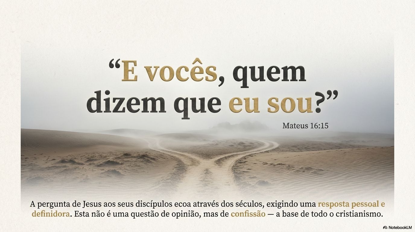 2. Solus Christus: A Supremacia do Messias e a Verdadeira Identidade Cristã (Mt. 16:13-20; At. 11:26; Cl. 2:9)