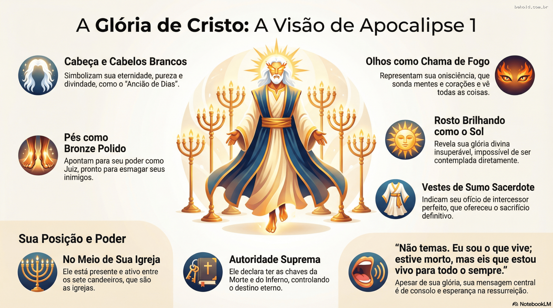 3. A Visão do Cristo Glorificado: Majestade, Juízo e Consolo no Apocalipse (Ap. 1:9-20)