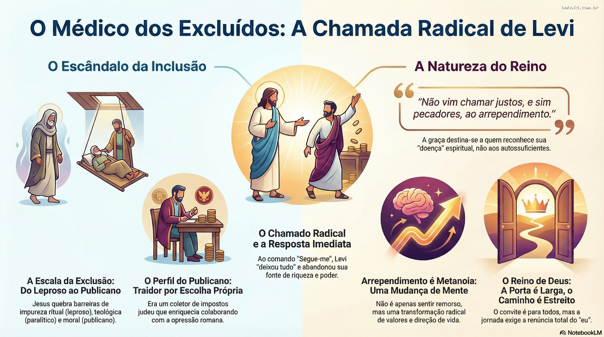 11. O Reino para os Doentes: O Chamado de Levi e a Quebra de Paradigmas Religiosos (Lc. 5:27-32; Fp. 3:4-11)