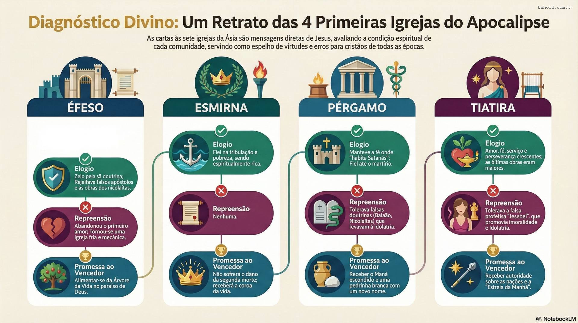 4. Apocalipse: Lições, Virtudes e Advertências nas Cartas às Igrejas da Ásia (Ap. 2:1-29)