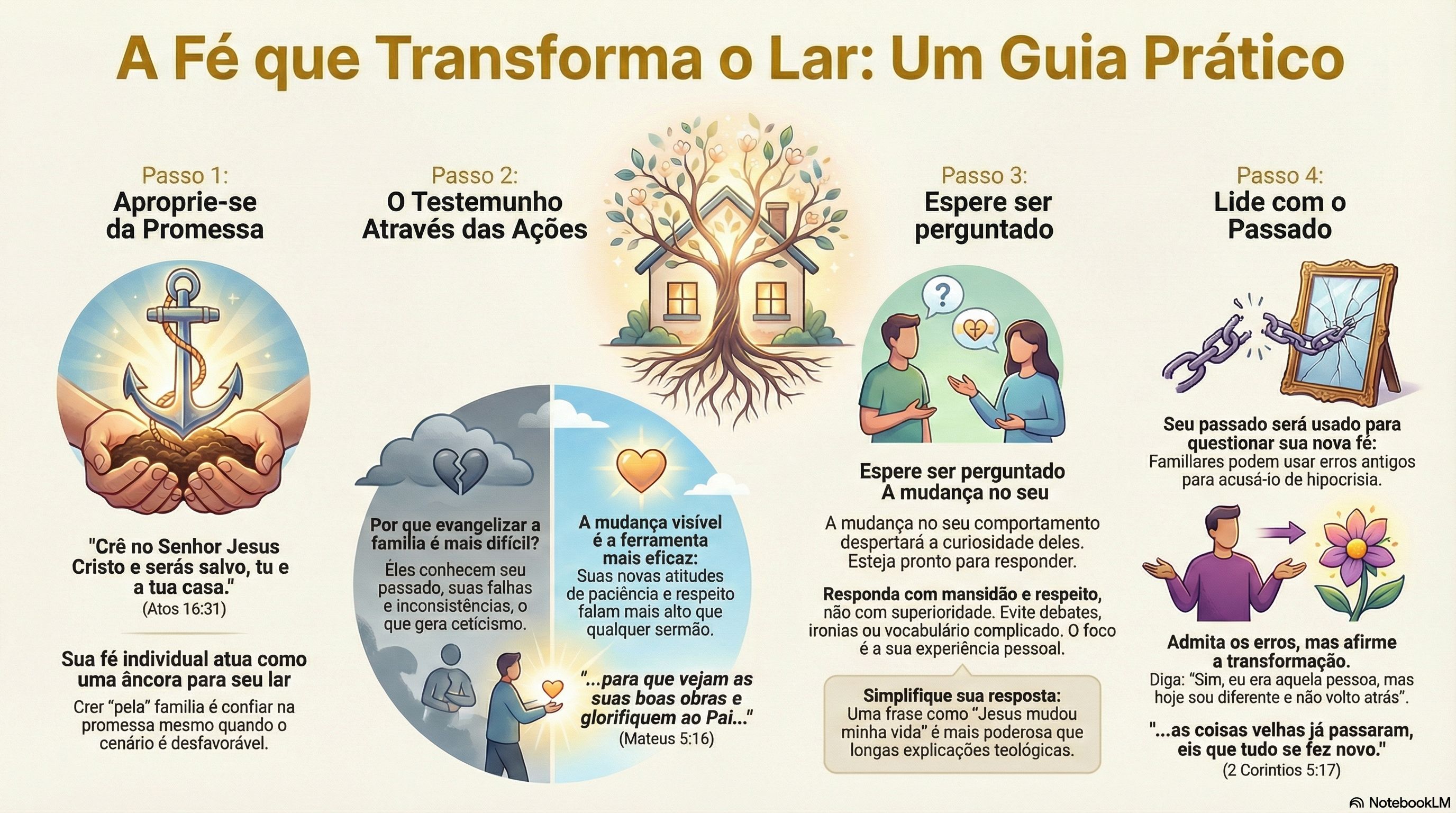 O Poder da Fé e do Exemplo na Salvação da Família (Atos 16:31; 1 Pe. 3:15)