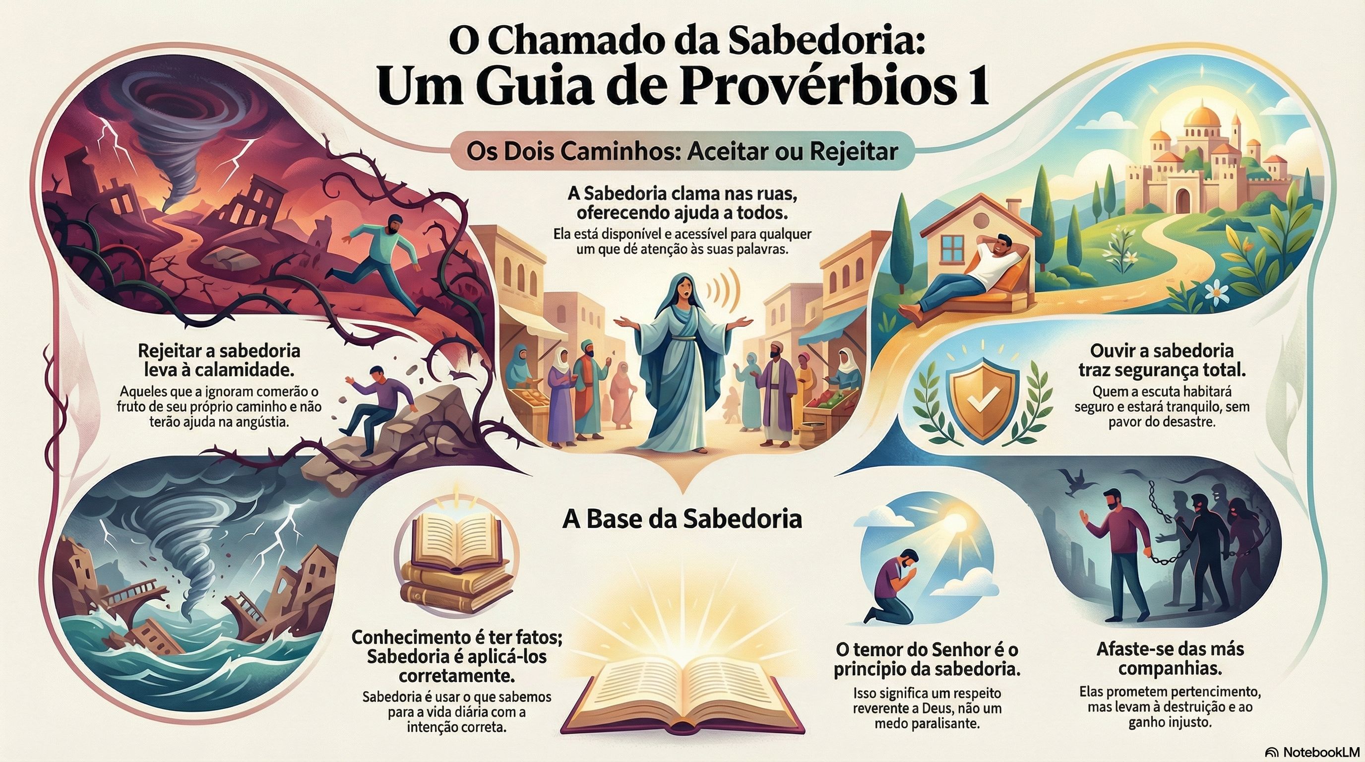 1. Sabedoria Prática em um Mundo de Informação: Os Fundamentos de uma Vida Prudente (Pv 1:1-33)