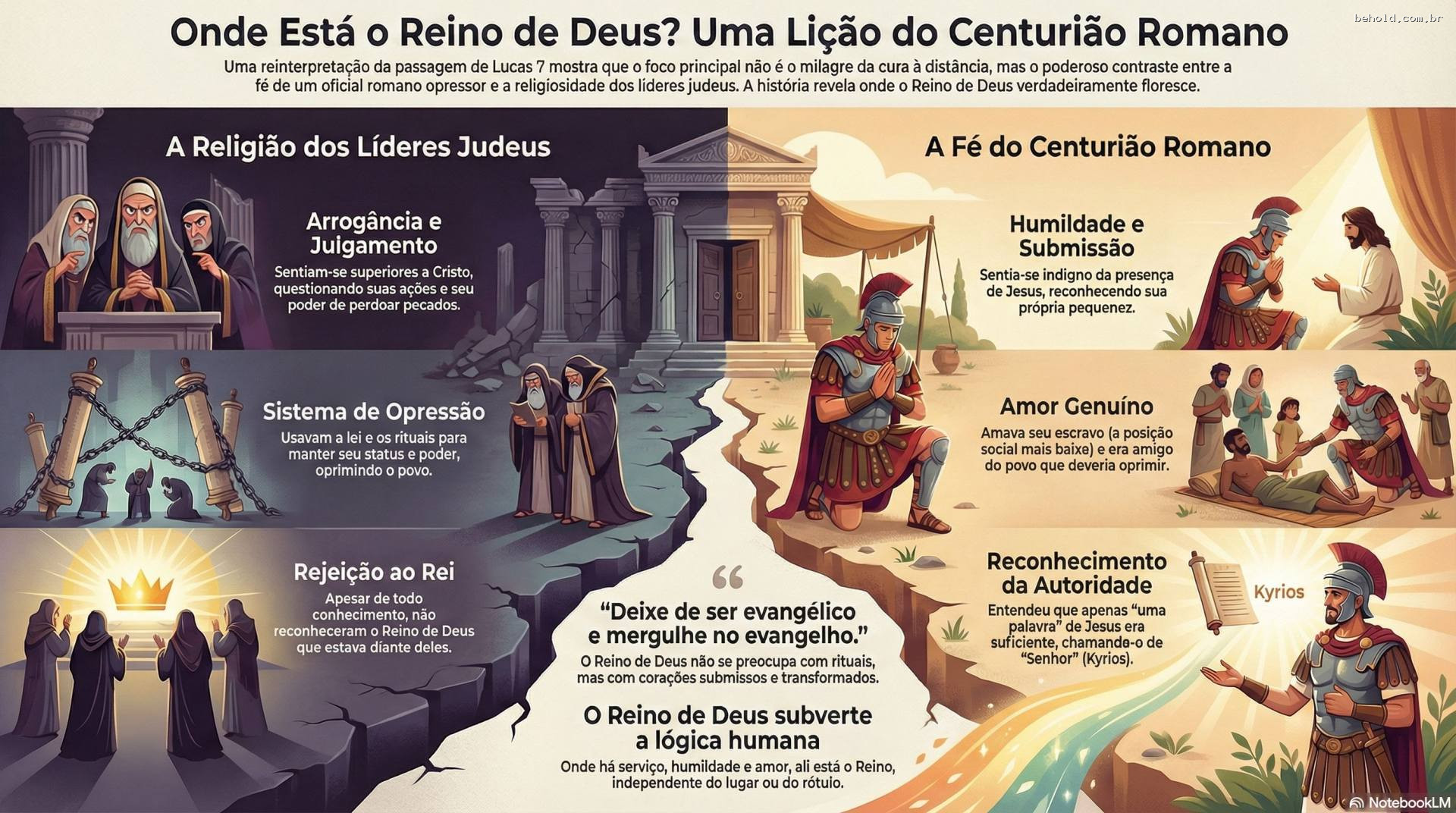 19. A Fé do Centurião e a Subversão dos Valores Religiosos pelo Reino de Deus (Lc. 7:1-10)