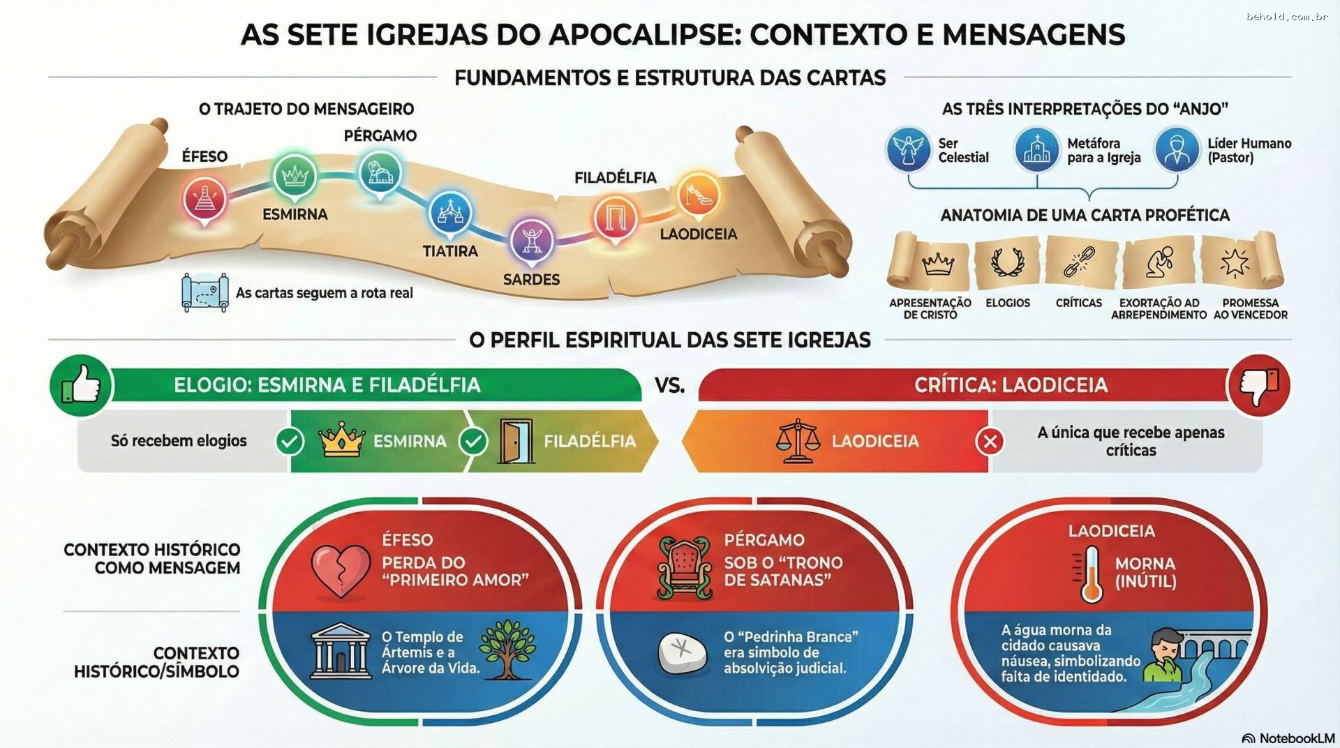 2. As Sete Igrejas da Ásia: Contexto Histórico, Simbologia e Mensagens Espirituais (Ap. 2 e 3)