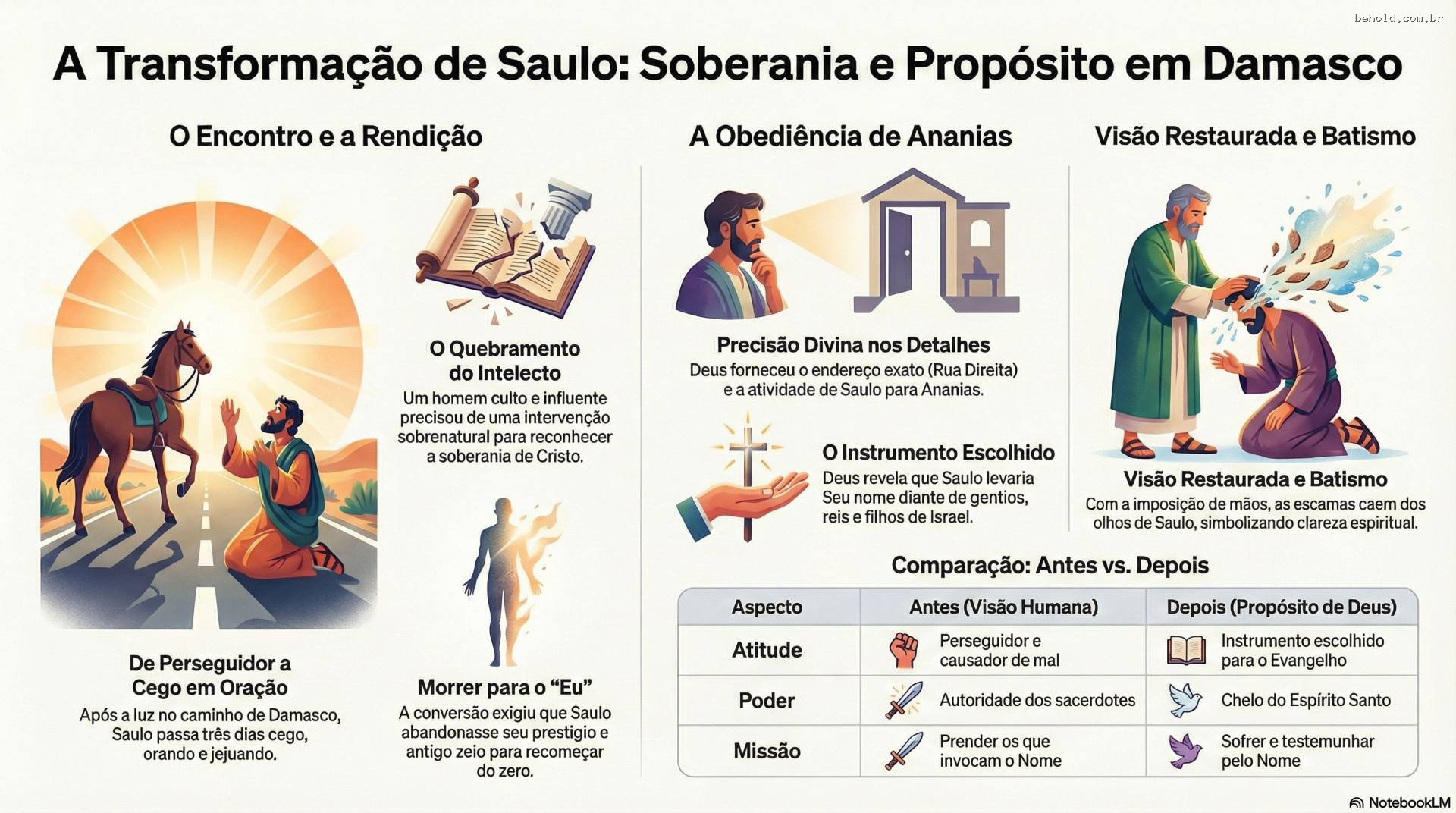 20. A Conversão Radical de Saulo e a Soberania Divina na Vida de Ananias (Atos 9:10-19)