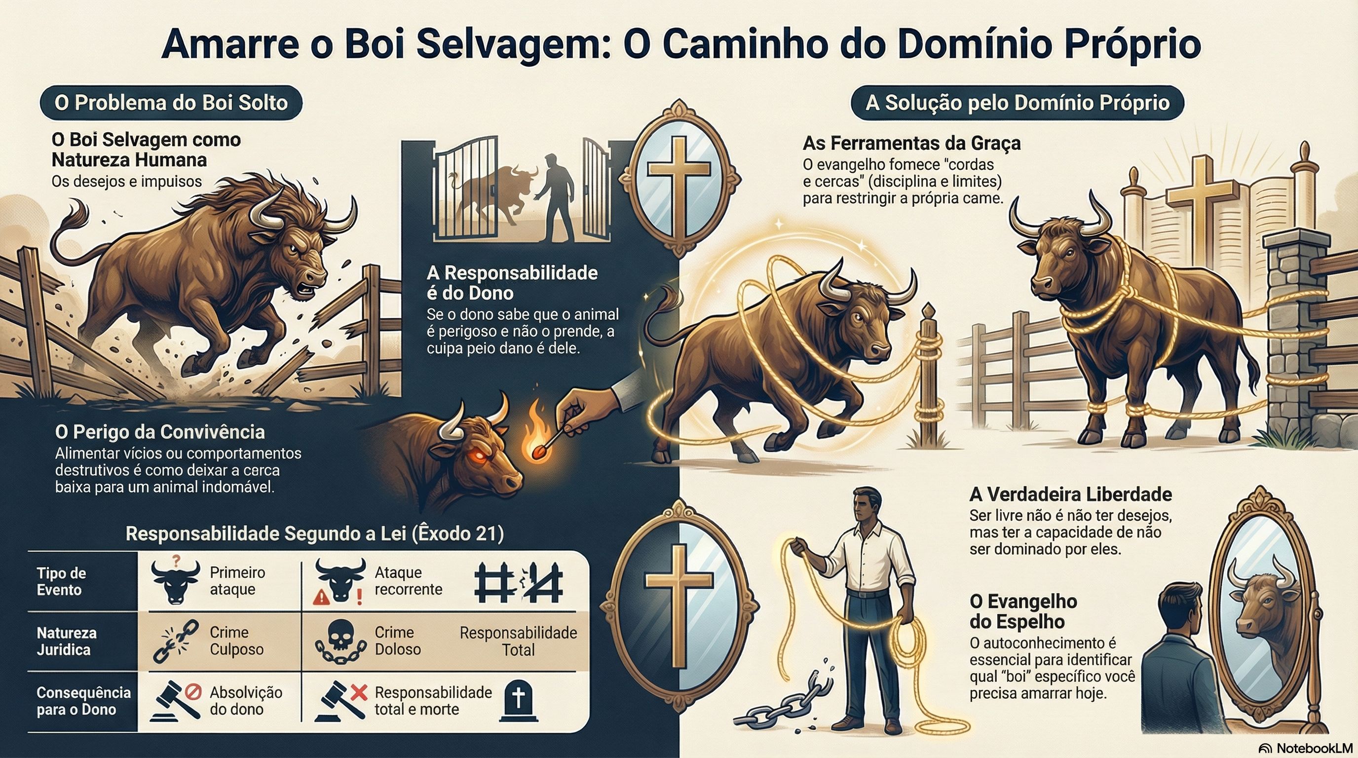 Amarre o Seu Boi Selvagem Custe o Que Custar: O Poder do Domínio Próprio (Êx. 21:28-30; Pv. 25:28)